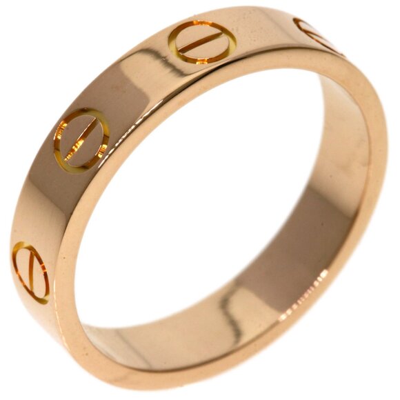 CARTIER 18k Pink Love Ring #48 - Picture 2 of 8